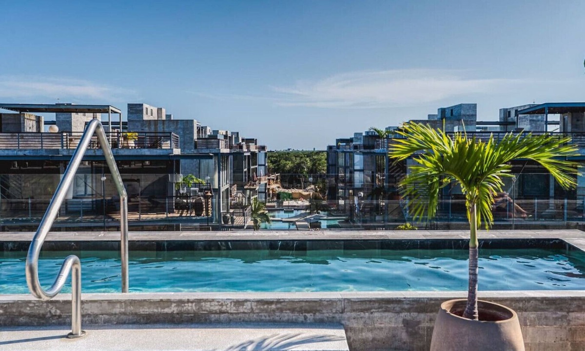 Zama Condo | 1BR Swim up Loft with Cenote | Big Gym & Pools