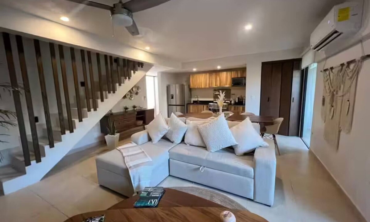 Tulum Apartment | 2-bedroom apartment in gorgeous Tulum with AC, fitness room, WiFi