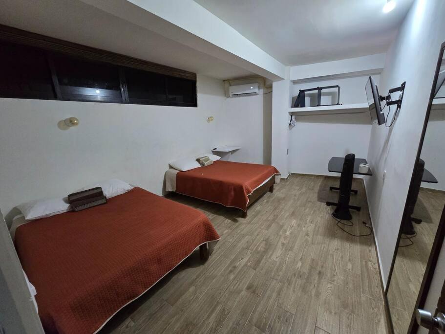 Zona Centro Apartment | 2 Recamaras con clima y cocina centrico, wifi, tv smart 222C