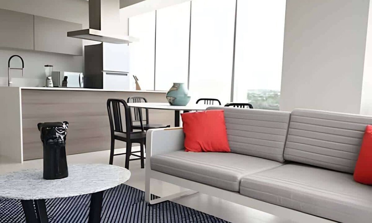 Financial District House | 2BR apt | Pool, gym & balcony near Colomos