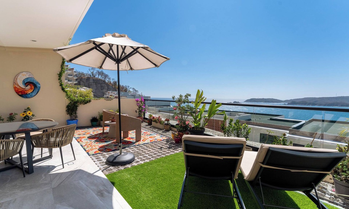 Santa Maria Huatulco Condo | 2BR Oceanview | Stunning Terrace | Paradise Cove