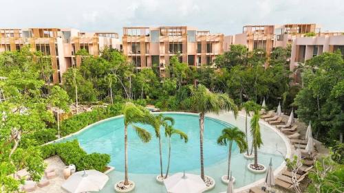 Zama Apartment | Aflora Townhouse Style - 3BR Garden Condo with Private Pool & Huge Common Pool