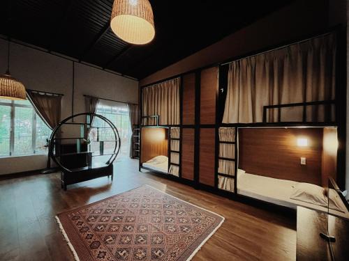 Pleiku House | An Nhiên Farmstay - dormitory with bunk beds