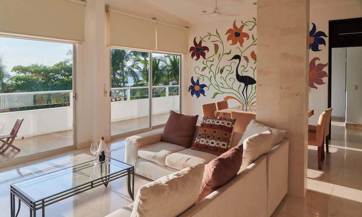 Brisas de Zicatela Apartment | Apartment Beachfront view.