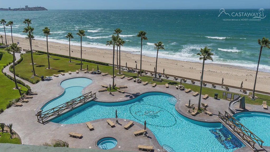 Puerto Penasco Condo | Beachfront Upper Floor Luxury Condo - Sonoran Spa W609 3 BR 2 BA Next to the Pool, High Speed Wi-Fi