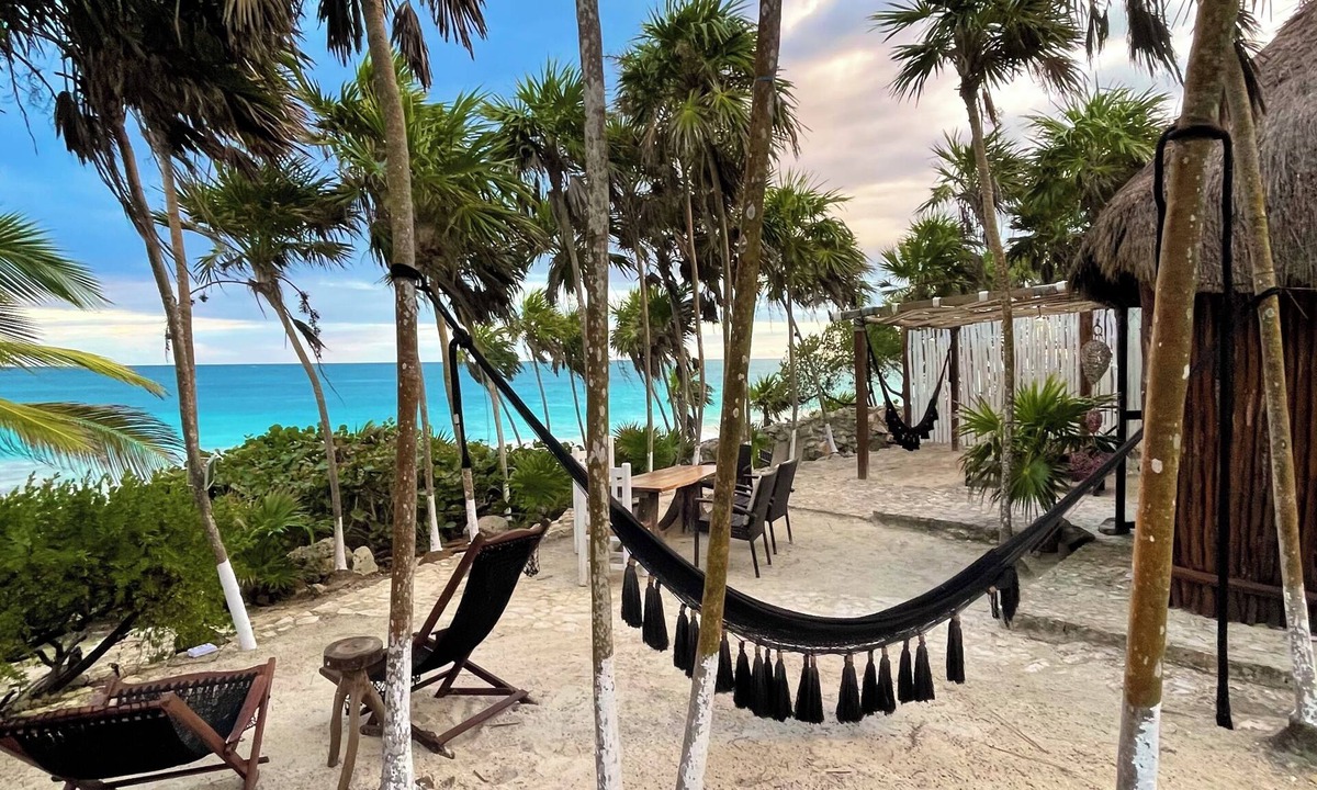 Ek Balam Village Villa | Beautiful cottage in front of the sea. Tulum.