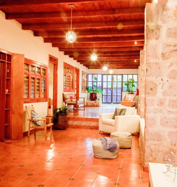 Morelia House | Beautiful house with a barbecue and fire pit area