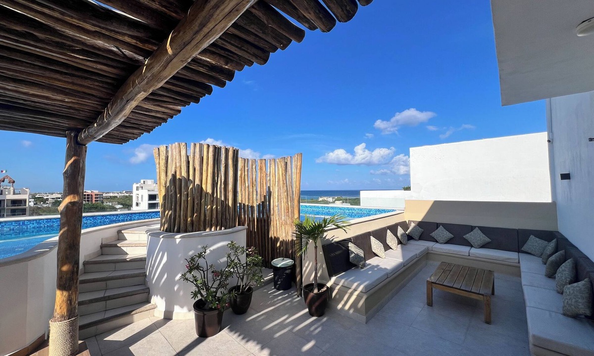 Luis Donaldo Colosio Apartment | Bohemian Condo, Roof pool with ocean view!