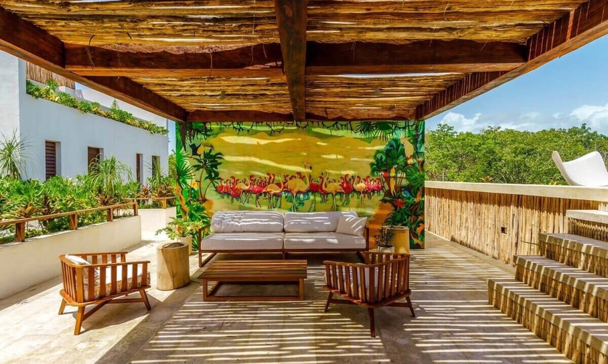 Zama Condo | Boho-Chic Condo: Rooftop Pool, Jungle Views,