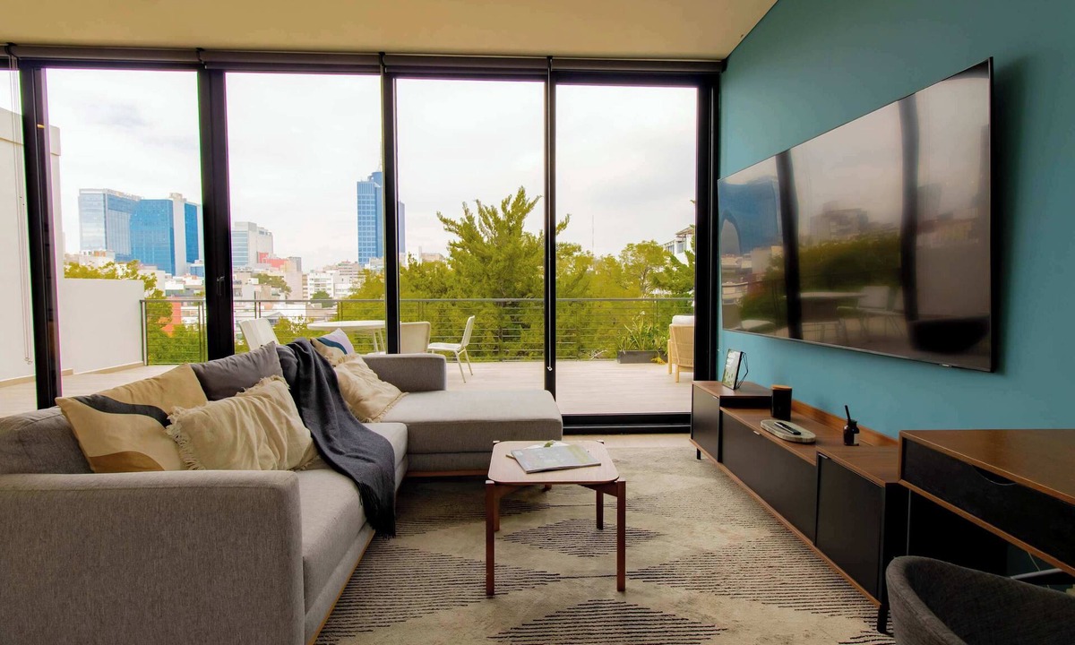 Benito Juarez Apartment | Capitalia | Inspiring Terrace Stay with Full Gym