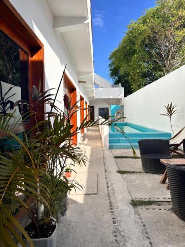 Majahual House | Casa Coral Pueblito - Self Check In