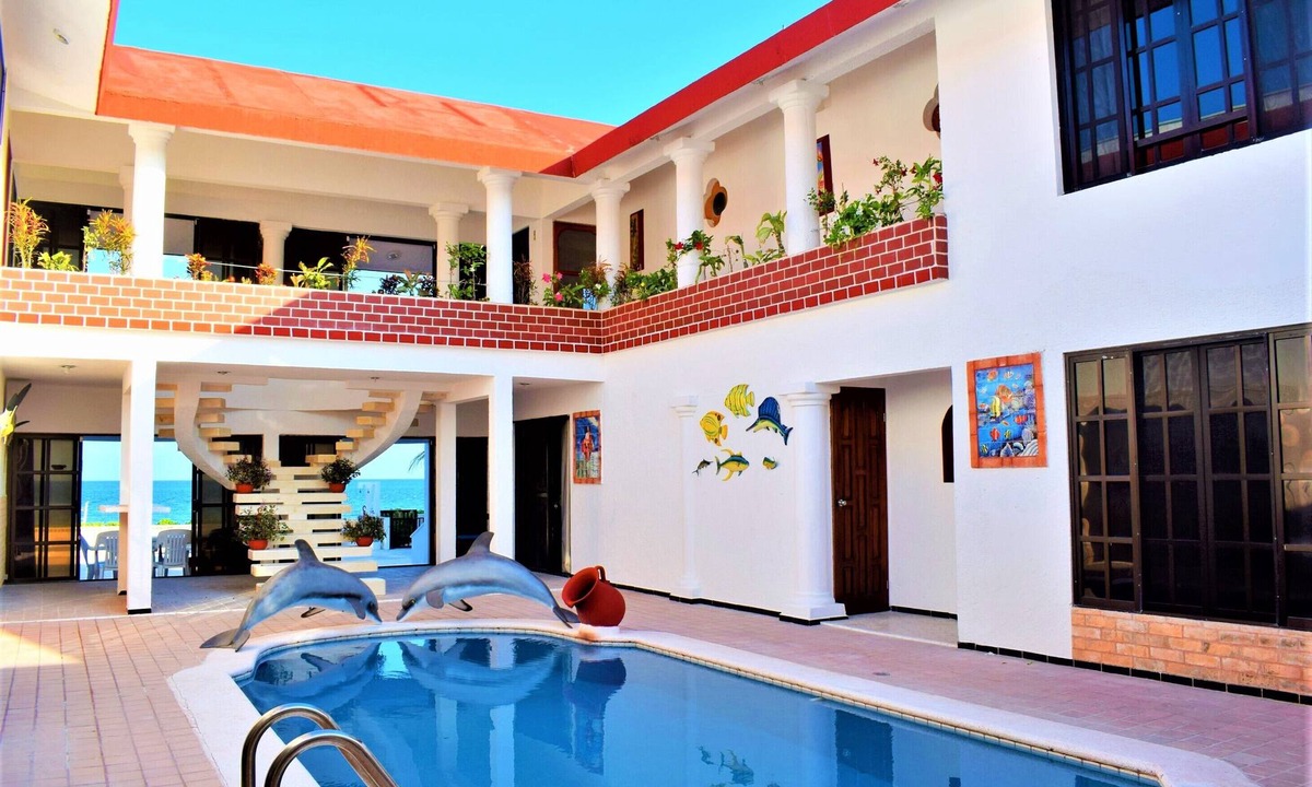 Puerto Morelos House | CASA LEÓN a Beautiful Ocean Front House at the Caribbean