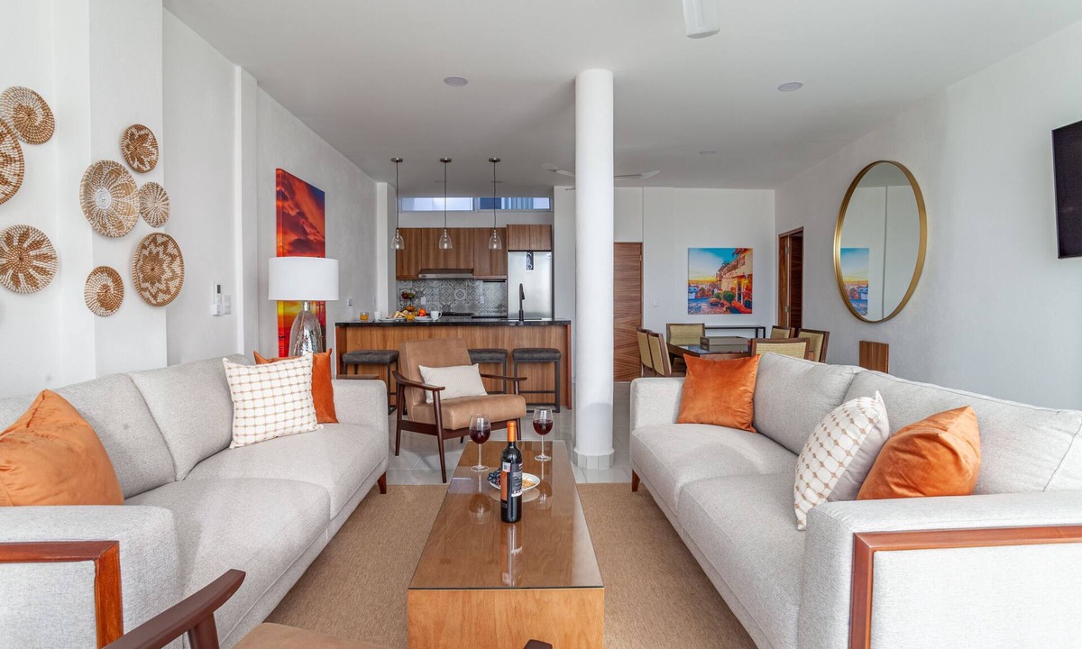 Colonia 5 de Diciembre Condo | Casa Loro Azul PV Unit 5 NEW with Rooftop pool 2BD Condo for rent in 5 de Diciem