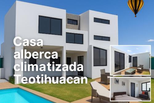 Teotihuacan Apartment | Casa Moderna Completa c Alberca Climatizada 5 min Pirámides