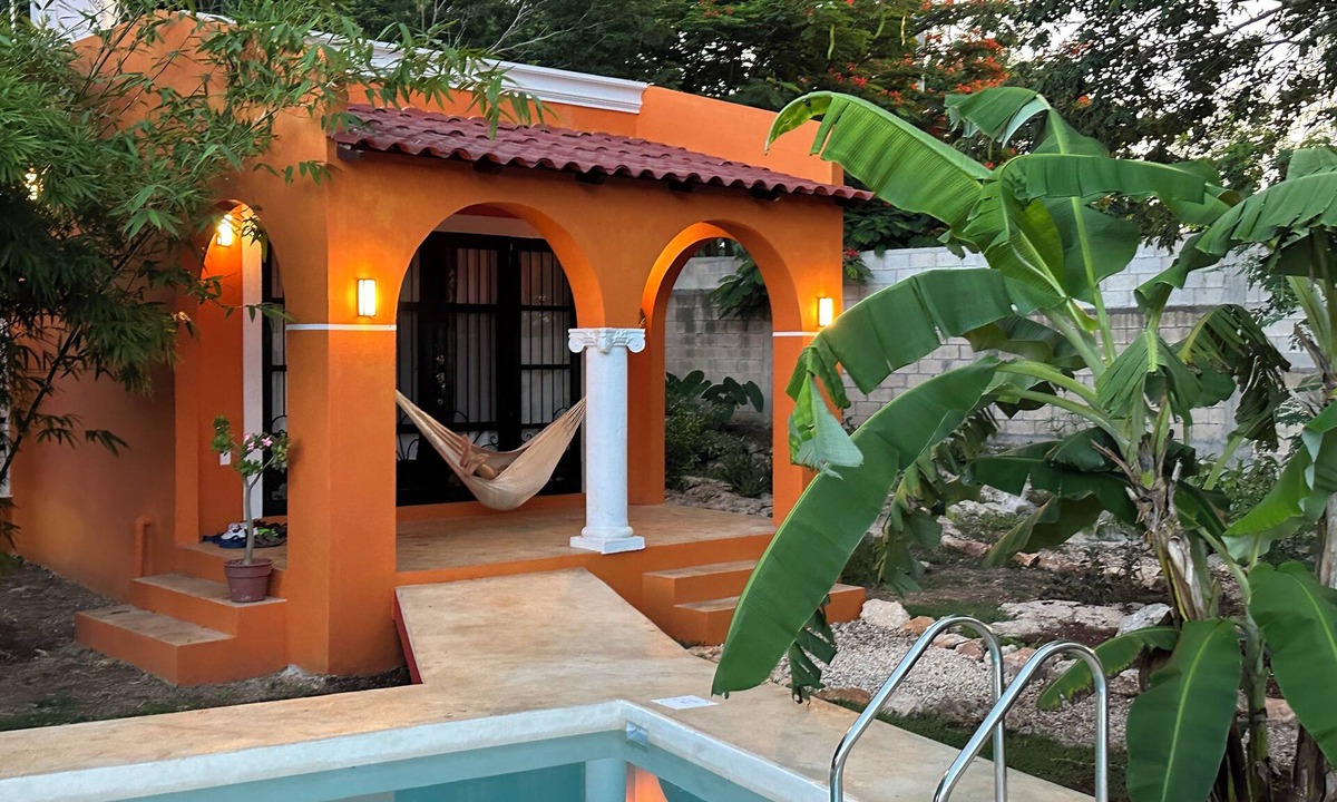 Izamal House | Charming bungalow in peaceful Izamal with lap pool and gorgeous garden
