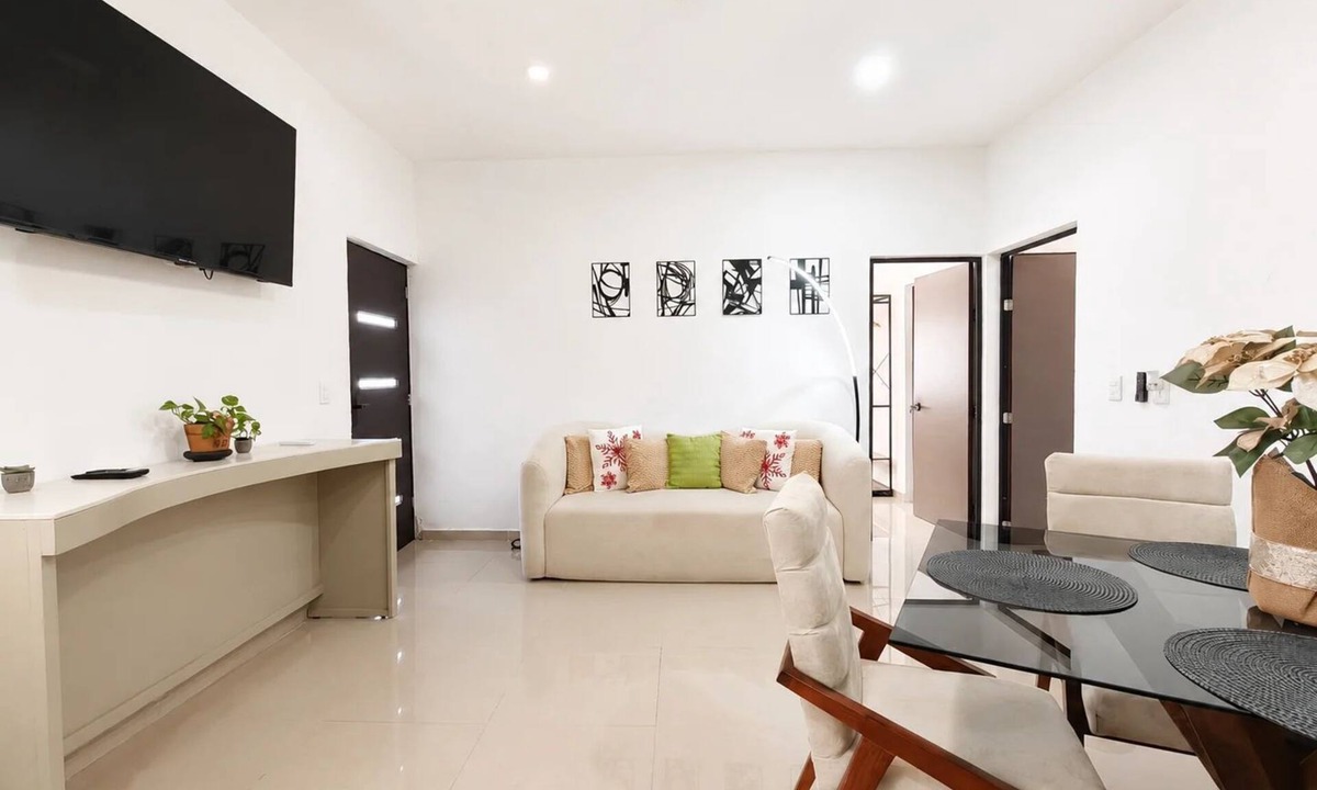 Los Ramblases Apartment | Contemporary 2BR Rooftop Terrace Near Beach