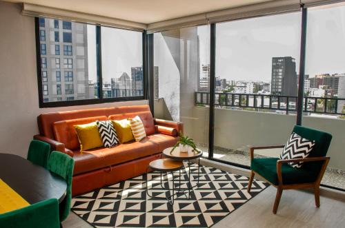 Lafayette Apartment | Cozy Apartment in Chapultepec with Gym, Rooftop & Parking