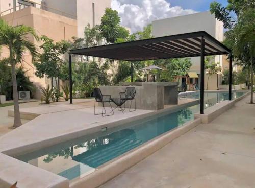 Merida Apartment | Departamento en Mérida Temozón Planta Baja con Amenidades estacionamiento incluido
