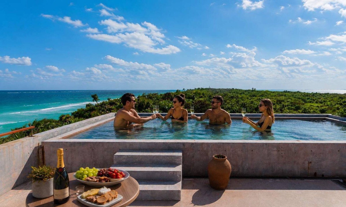 Tulum House | Design Award Beach House w/Sky Pool + Ocean Views + Breakfast Included