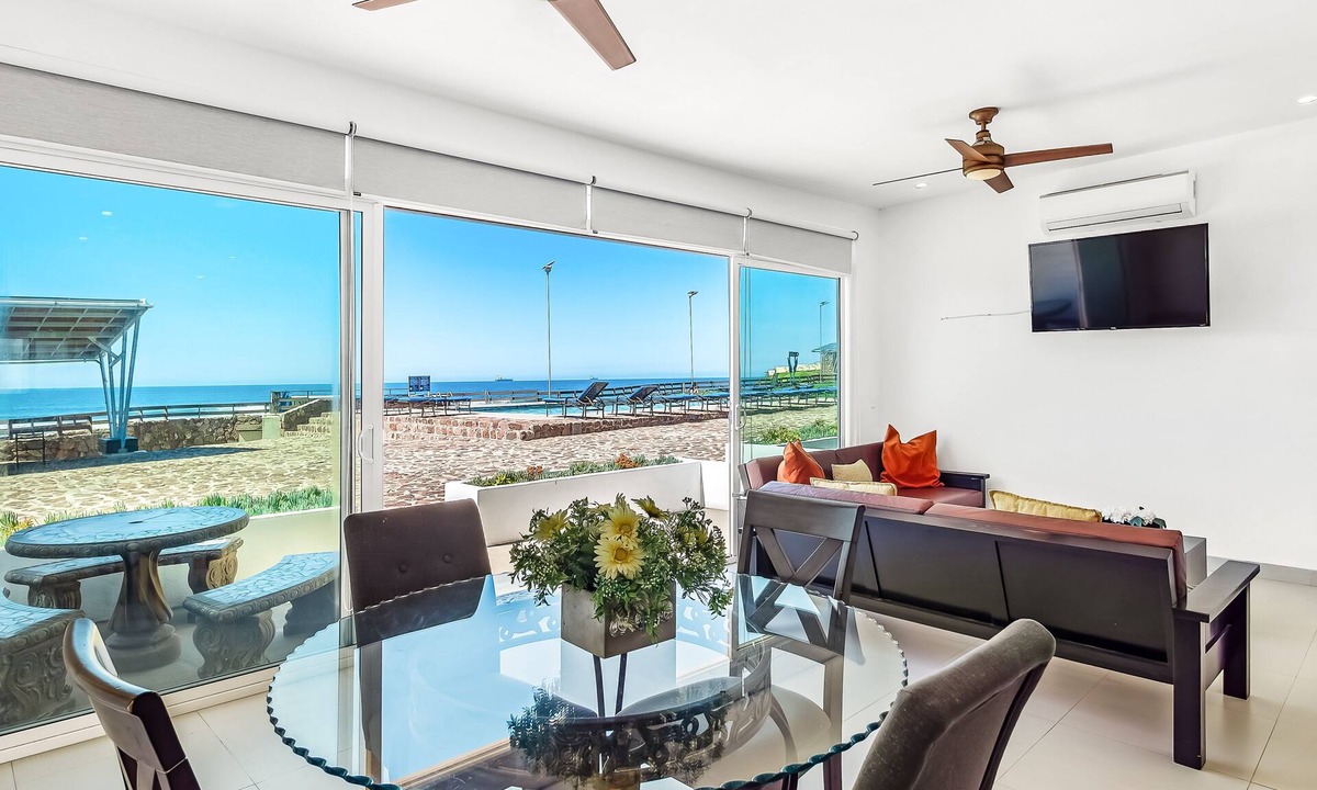 La Paloma Villa | Dog-friendly oceanfront villa with pool access, rooftop patio, full kitchen