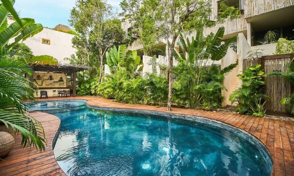 Zama Condo | Eco-Chic Condo Aldea Zama + Plunge Pool