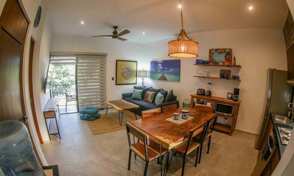 Bacalar Condo | Elegant 2-Bedroom 2-Bath Retreat with Rooftop Oasis & Pool