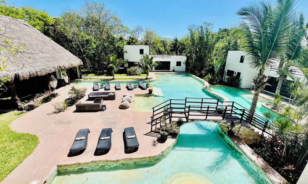 Tankah House | FULLY Private 3-Villa Estate with HUGE Pool Oasis,Concierge Service✭