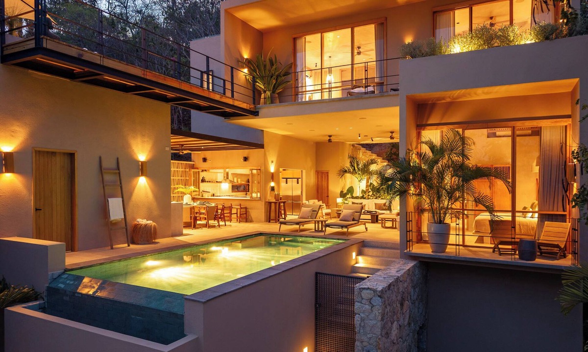 Santa Maria Huatulco Villa | Gated Beachfront Villa Among Lush Natural Canopies
