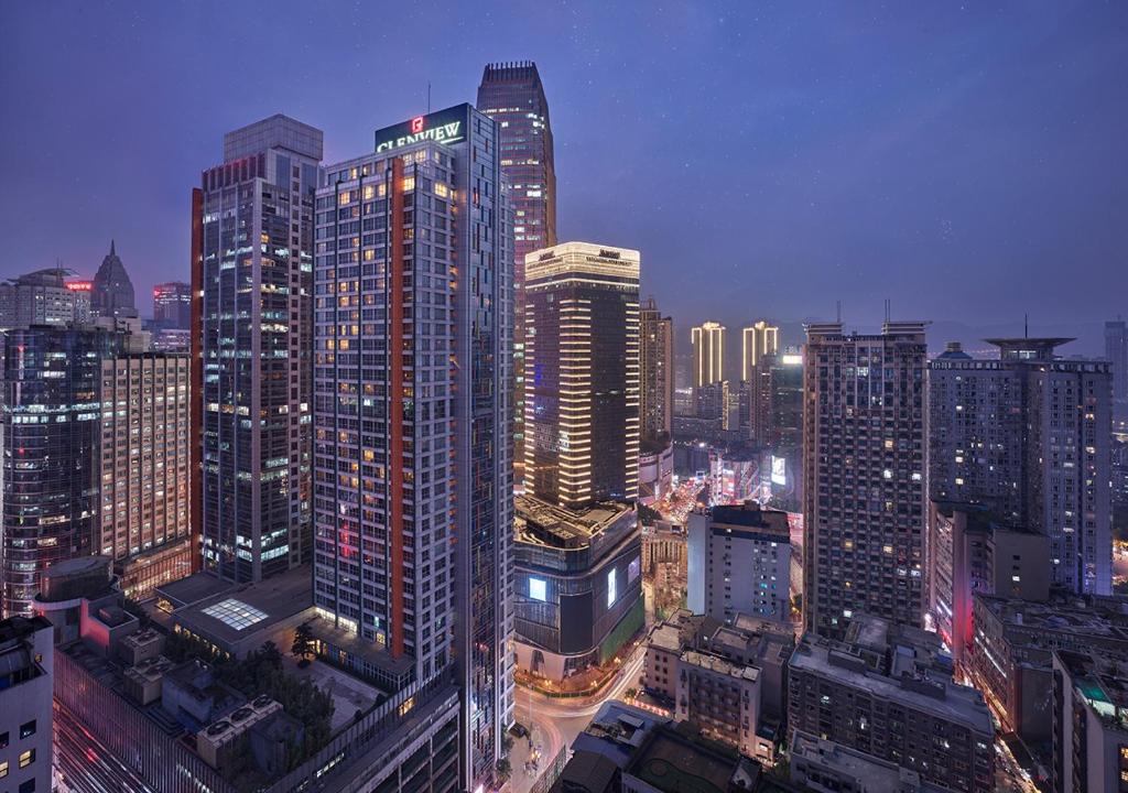 Jeifangbei Central Business District Hotel | Glenvie ITC Plaza Chongqing - Former Glenview ITC