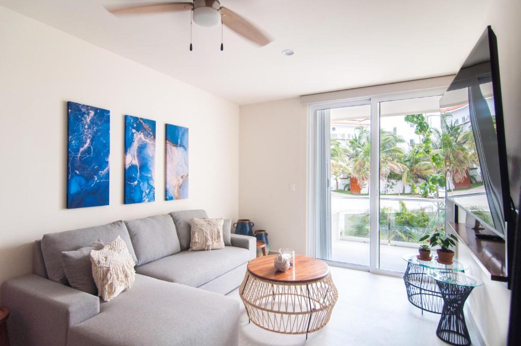 Akumal Apartment | Ground level Garden condo at Akumal south by TAO Santamar