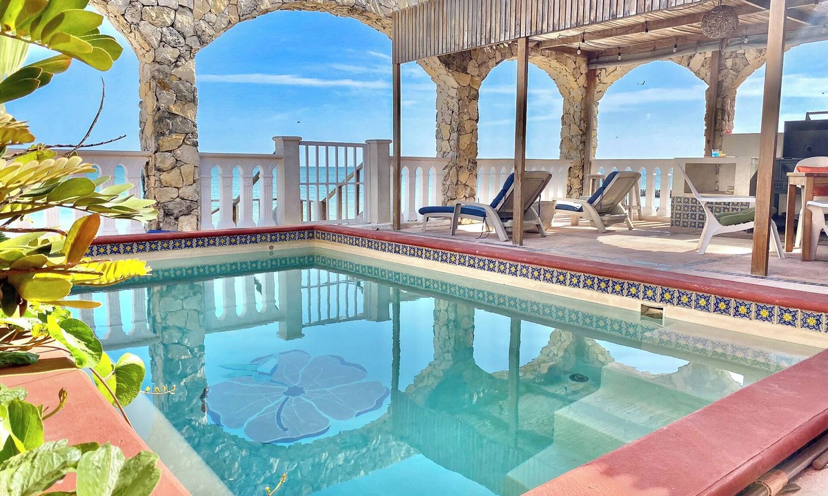 Chelem House | House of Arches -Stunning Views - 2Bed, 3Bath with Pool