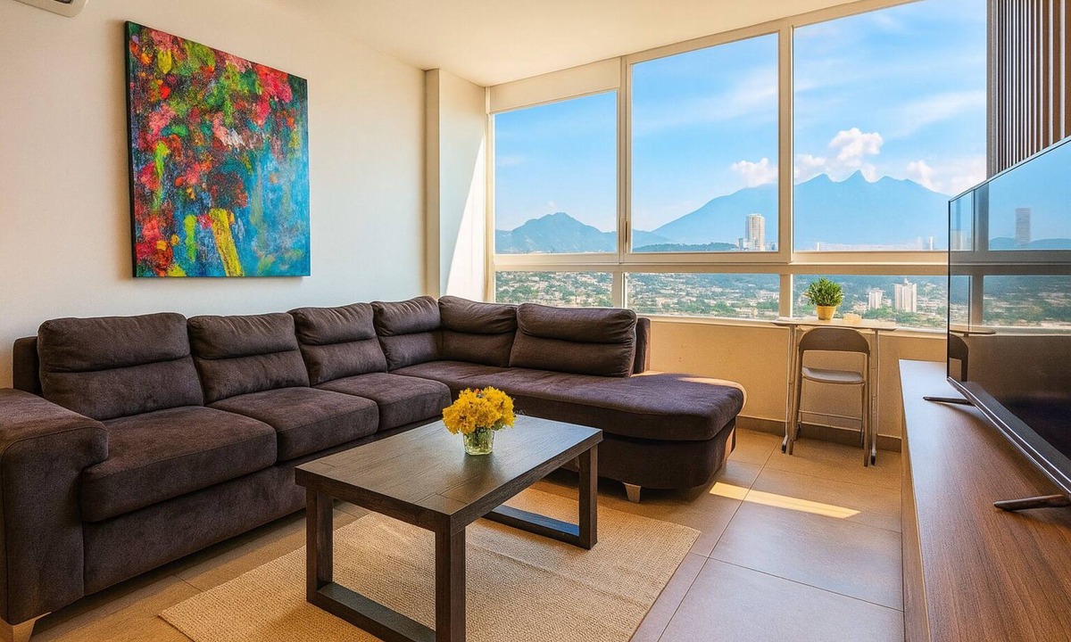 Monterrey Centro Apartment | Iconic Cerro Views Retreat with Rooftop Pool