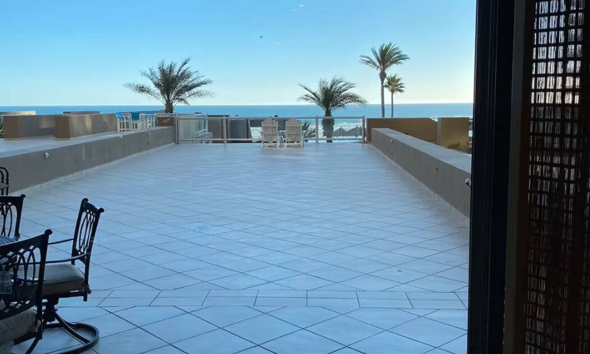 Puerto Penasco Condo | Las Palomas Ocean front Diamante Condo First Floor with private patio