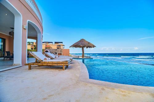 Soliman Bay Villa | Luxury 7 Bedroom Oceanfront Villa at Hacienda Tankah with Infinity Pool & Premium Hospitality