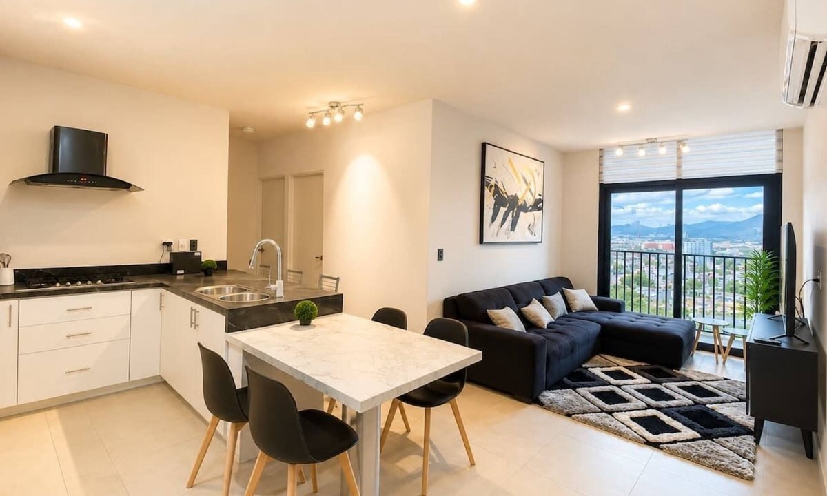 Monterrey Apartment | Majestic Apt/BBQ/Gym/Arena MTY/Wi-fi/Parking