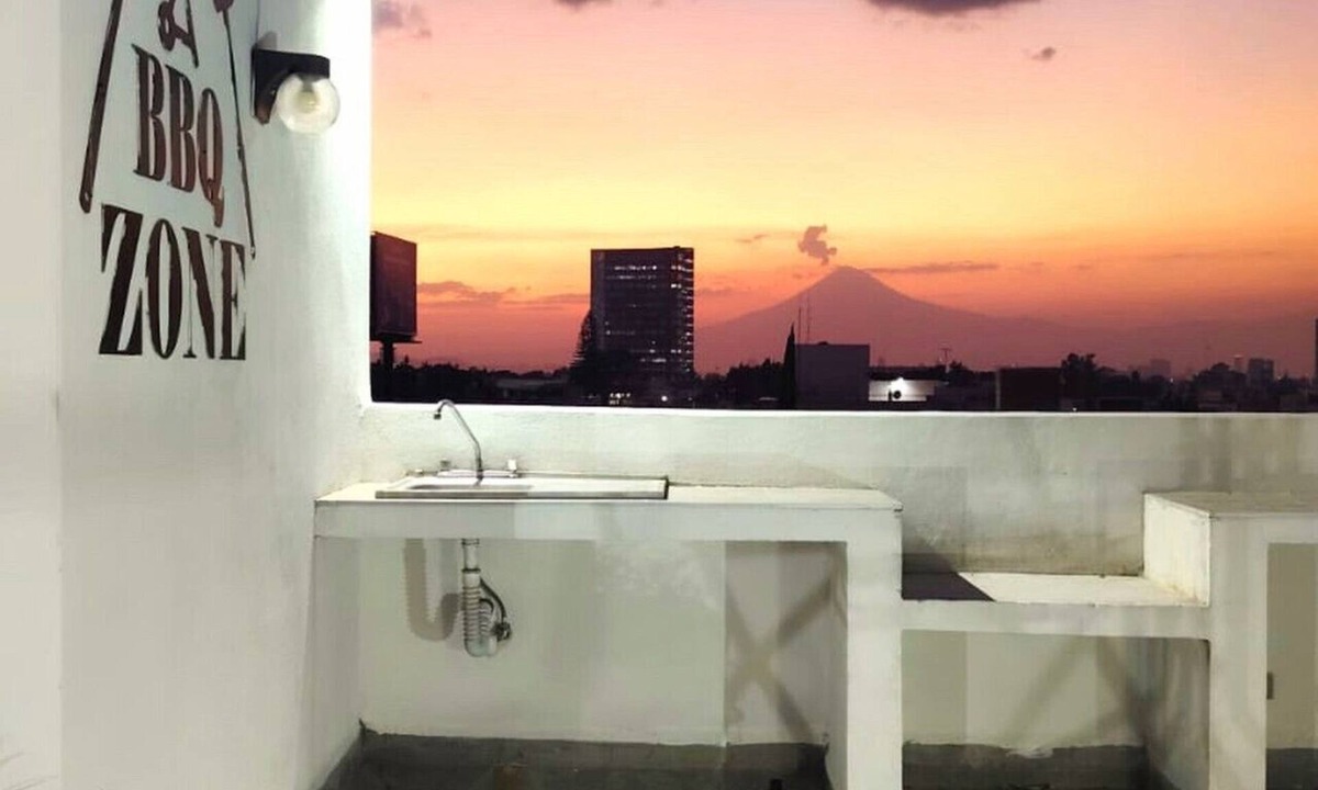 Puebla Apartment | Mini depa de doble altura para 3 cerca CU BUAP
