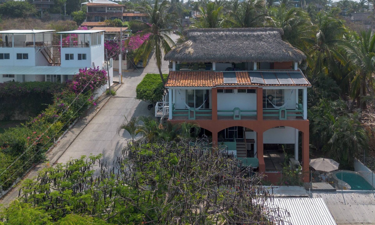 Brisas de Zicatela House | Ocean‑View Villa w/Pool · 1‑Min Walk to Zicatela Beach · Fast WiFi