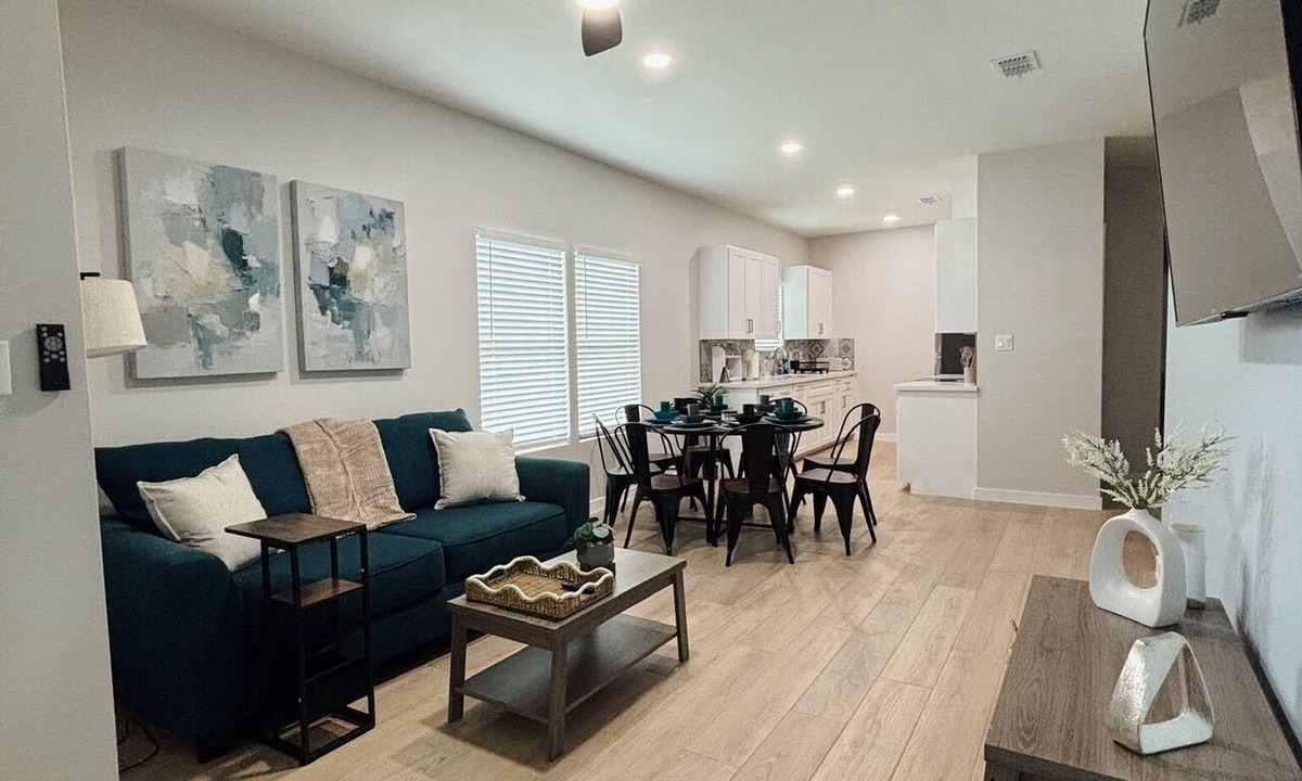 Harlingen Apartment | Pierce Haven, Modern Retreat with Private Patio