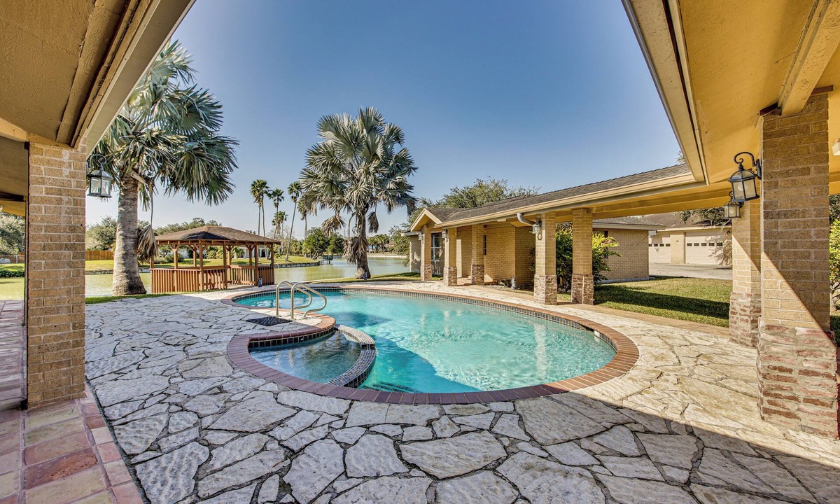 Harlingen House | Pool & Game Room: Waterfront Harlingen Home