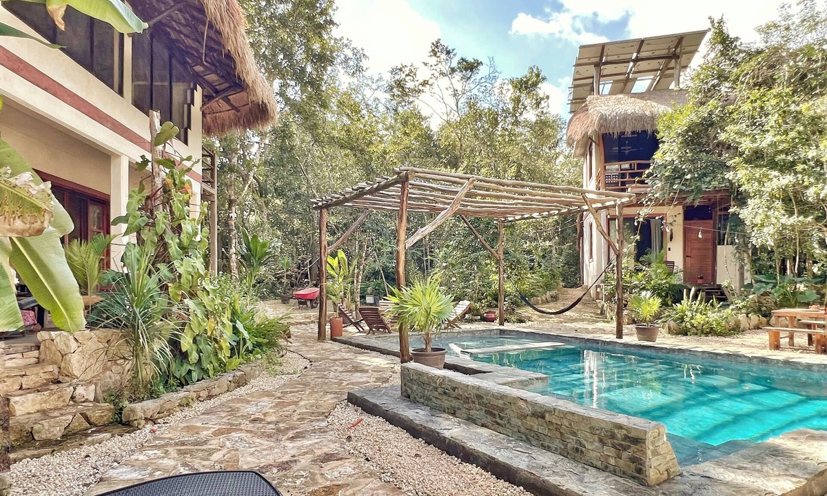 Francisco Uh May Cabin | Private Jungle Eco-Lodge Near Tulum - Yoga Shala, Pool, 3BR