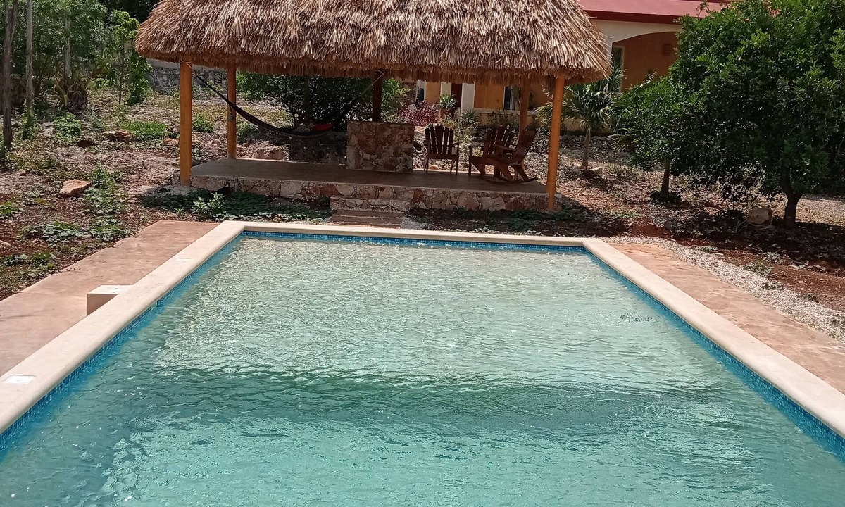 Chichimila House | Rancho Camote - Frida 1 bedroom with WiFi, AC in peaceful Chichimila Yucatan