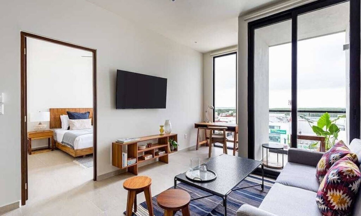 Downtown Cancun Apartment | San Fran 502 | Lagoon-View 1BR, Pool & Gym
