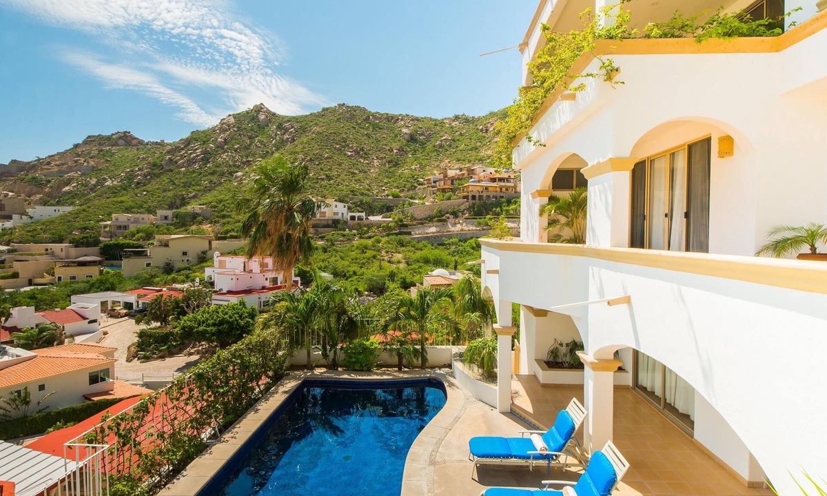 Pedregal Villa | Spacious Villa Walk to Downtown Cabo/Swimmable Beach w/Pool & Ocean Views