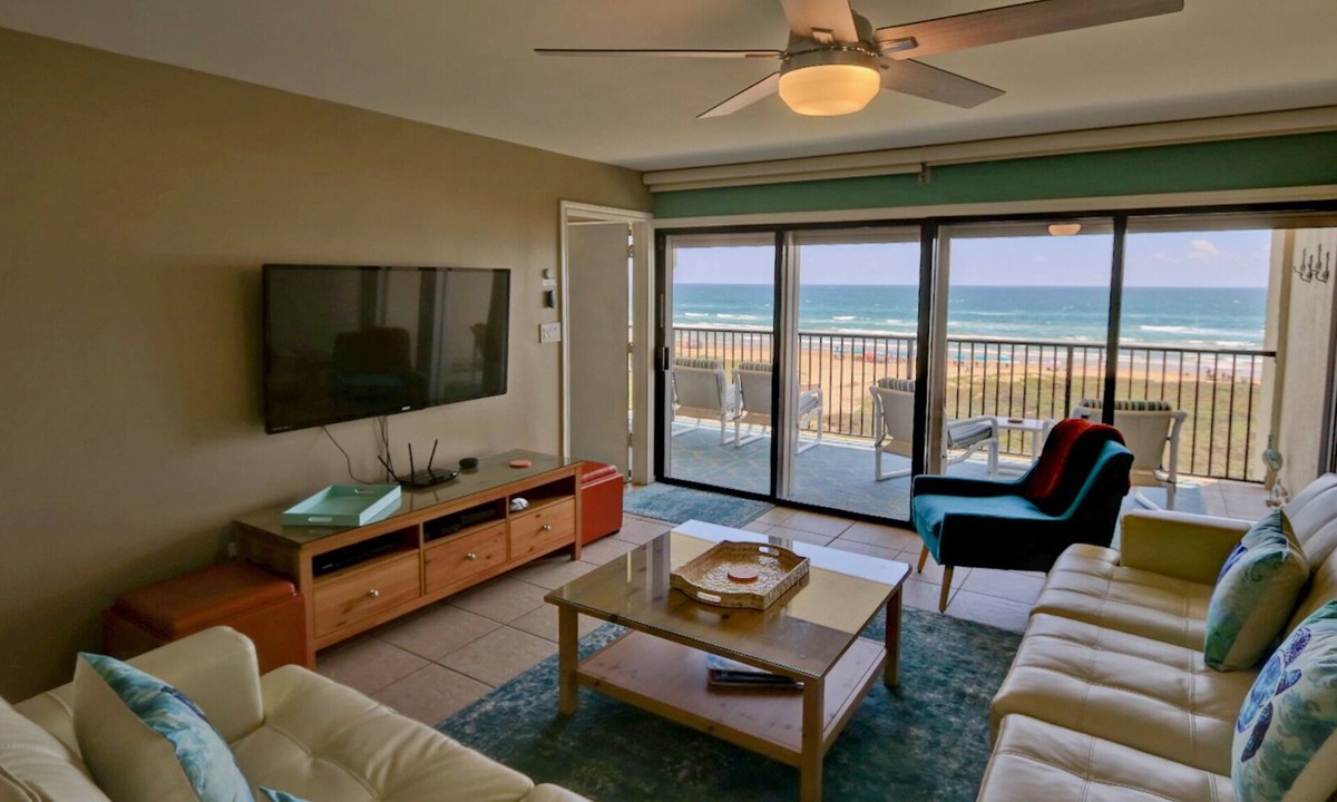 South Padre Island Condo | Specials! Luxe Oceanfront, WFH, Extra amenities!