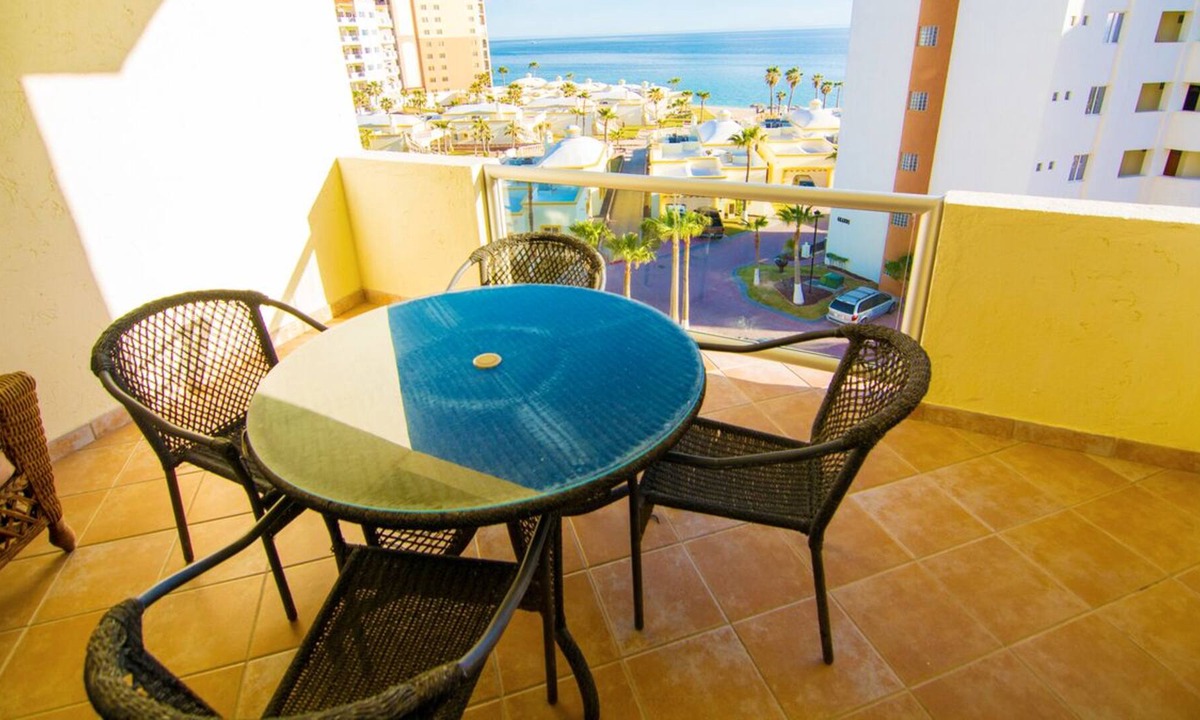 Sandy Beach Condo | Spectacular 2 Bedroom Condo on Sandy Beach at Las Palmas Resort BN-504