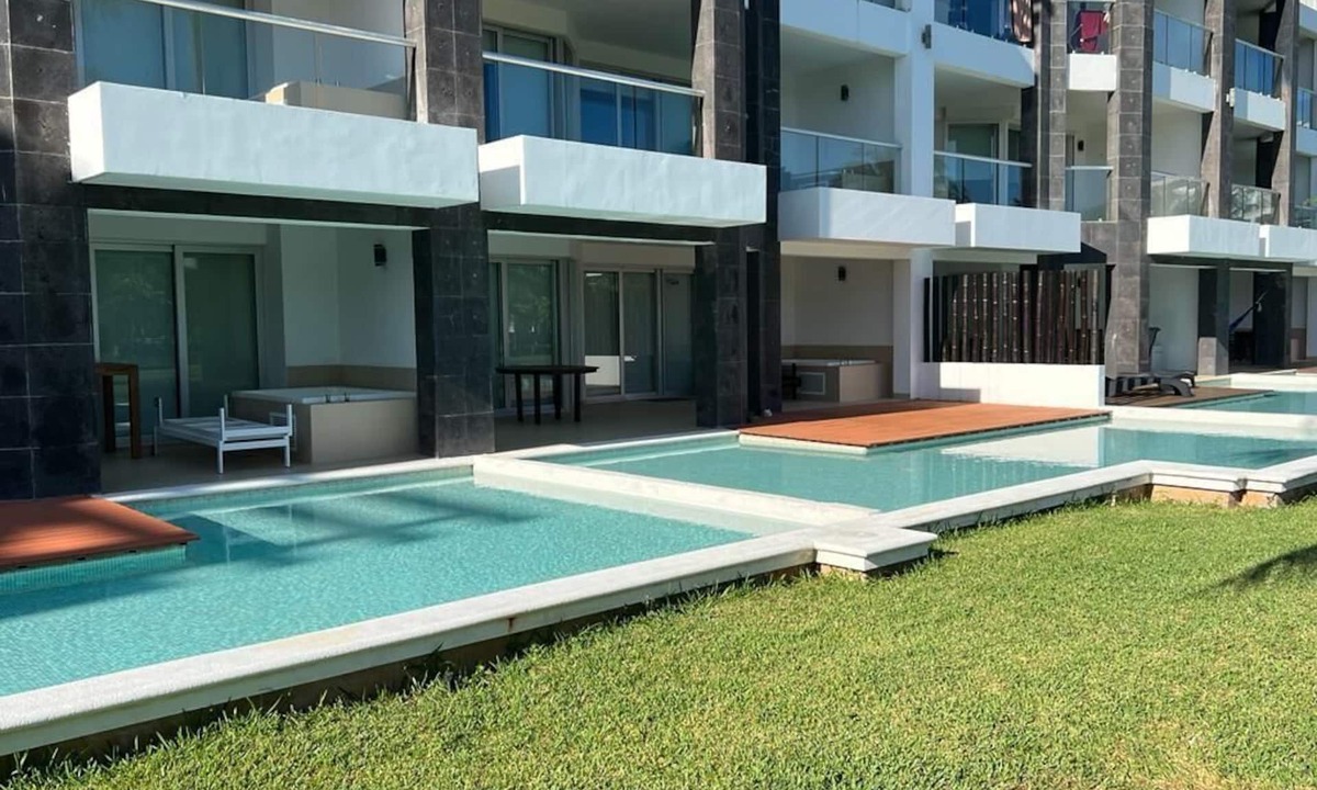 Ejidal Condo | Steps away from swimming pool and beach! Beautiful condo with private pool!