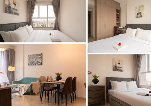 District 7 Apartment | Sunrise city town bed room
