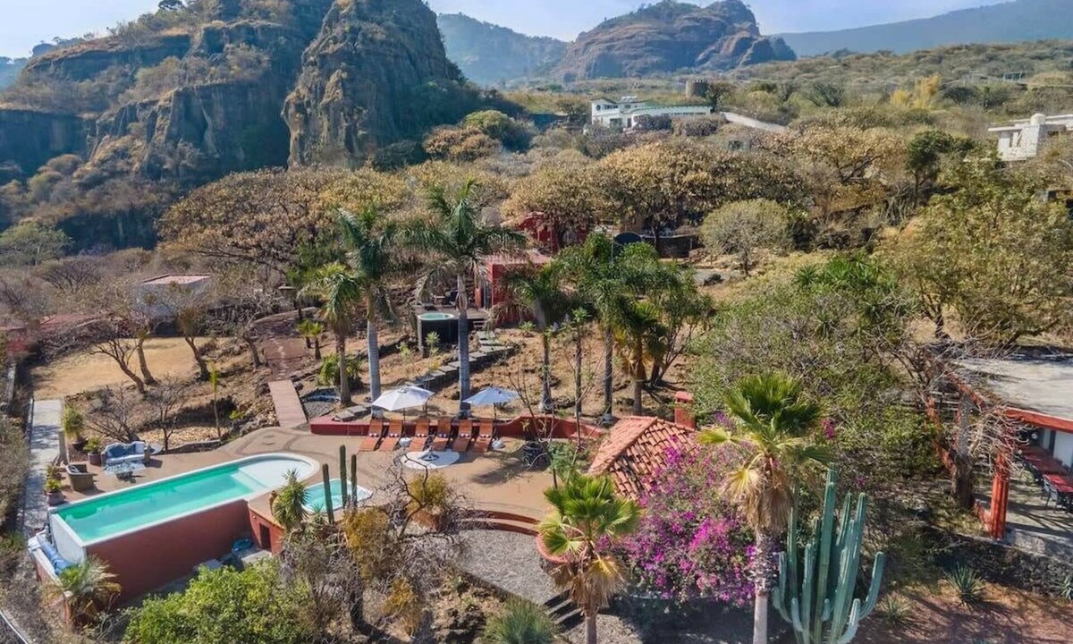 Tepoztlan House | Tepoztlán — Private 5-Casita Mountain Retreat