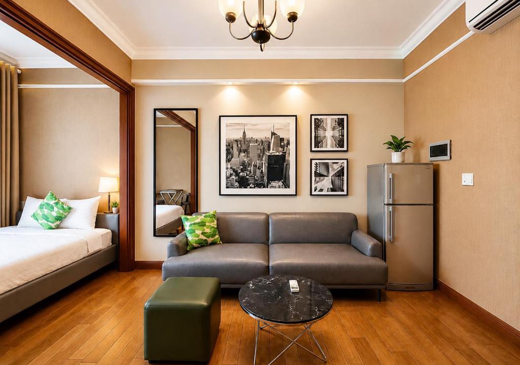 Da Kao Apartment | The Manor - Quiet, Comfortable & Central Studio with Pool Access
