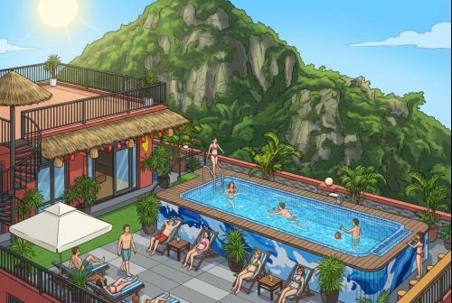 Cat Ba Hotel | Viet Hoa Hotel & Residence Cat Ba- Rooftop Pool